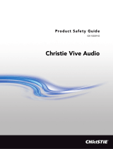 Christie LA5S line array surround loudspeaker ユーザーマニュアル
