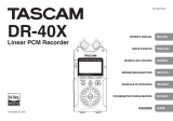 Tascam DR 40X ユーザーガイド