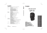 Canon GPS RECEIVER GP-E1 ユーザーマニュアル
