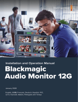 Blackmagic Audio Monitor ユーザーマニュアル