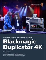 Blackmagic Duplicator 4K ユーザーマニュアル