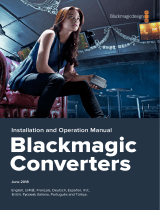 Black­magic Design Converters  取扱説明書