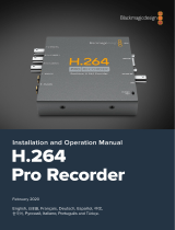 Blackmagic H.264 Pro Recorder  ユーザーマニュアル