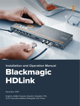 Blackmagic HDLink  ユーザーマニュアル
