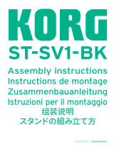 Korg ST-SV1 Assembly Instructions