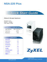 ZyXEL Communications NSA-220 Plus クイックスタートガイド