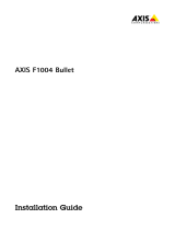Axis F1004 Bullet ユーザーマニュアル