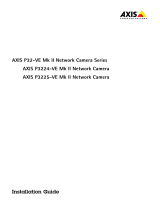 Axis P3224-VE ユーザーマニュアル