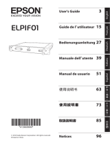 Epson ELPIF01 Projector Interface Board HDMI/DVI-D ユーザーガイド