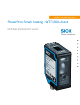 SICK PowerProx Small Analog - WTT190L-Axxxx 取扱説明書