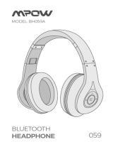 Mpow Bluetooth Over-Ear Headphone ユーザーマニュアル