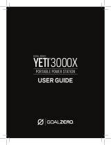 Goal Zero Yeti 3000X ユーザーガイド