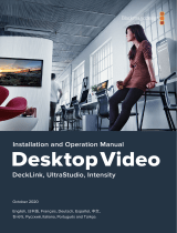 Blackmagic Desktop Video  ユーザーマニュアル