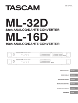 Tascam ML-32D 取扱説明書