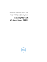 Dell Microsoft Windows 2008 Server R2 取扱説明書