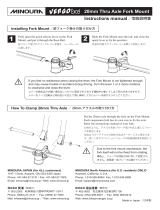 MINOURA 20mmAxle ForkMount Instructions Manual