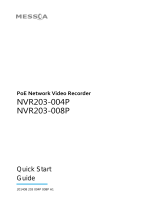 Messoa NVR203-004P クイックスタートガイド