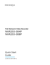 Messoa NVR203-008P クイックスタートガイド