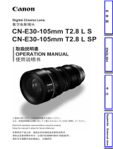 Canon CN-E30-105mm T2.8 L S/SP 取扱説明書