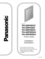 Panasonic TH42PWD4VEX 取扱説明書