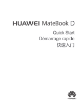 Huawei Matebook D クイックスタートガイド