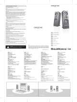 Creative GIGAWORKS T40 ユーザーマニュアル