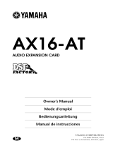 Yamaha Music Mixer AX16-AT 取扱説明書