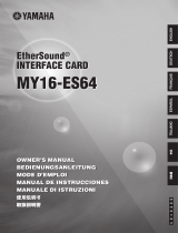 Yamaha Network Card MY16-ES64 ユーザーマニュアル