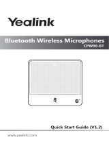 Yealink CPW90-BT Bluetooth Wireless Microphones  中英 V1.2 クイックスタートガイド