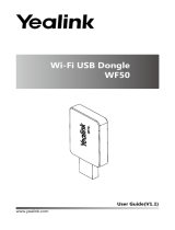 Yealink Wi-Fi USB Dongle WF50 中英 V1.1 ユーザーマニュアル