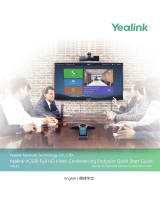 Yealink VC500 Full HD Video Conferencing Endpoint 中英 V40.10 クイックスタートガイド