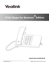 Yealink T55A-Skype for Business Edition  V9.9 クイックスタートガイド