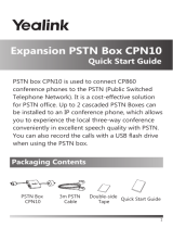 Yealink Expansion PSTN Box CPN10 クイックスタートガイド