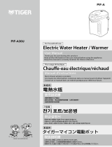 Tiger PIF-A VE Stainless Steel Electric Water Boiler and Warmer ユーザーマニュアル