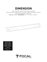 Focal Soundbar Dimension ユーザーマニュアル