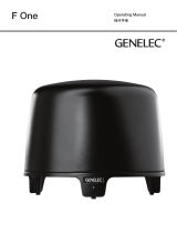 Genelec G One and F One Surround System 取扱説明書