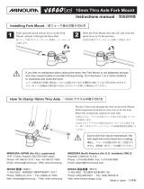 MINOURA 15mmAxle ForkMount Instructions Manual