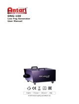 Antari DNG-100 Low Fog Machine ユーザーマニュアル