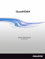 Christie QuadHD84 ユーザーマニュアル