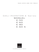 Dali PHANTOM E-60 S 取扱説明書