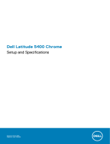 Dell Latitude 5400 Chromebook Enterprise クイックスタートガイド