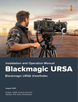 Blackmagic URSA  ユーザーマニュアル