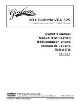 Vox Giulietta VGA-3PS 取扱説明書