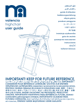 mothercare Valencia Highchair 2013 ユーザーガイド