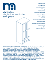 mothercare Darlington Single Door Wardrobe ユーザーガイド