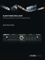 Klark Teknik DN32-ADAT クイックスタートガイド