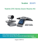 Yealink Yealink ZVC Series Zoom Rooms Kit V30.22 (EN, CN) クイックスタートガイド