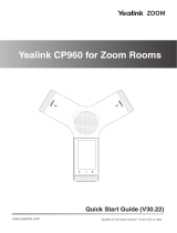Yealink Yealink CP960 Zoom Rooms (EN, CN) V30.22 クイックスタートガイド