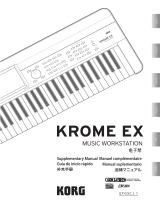 Korg KROME EX ユーザーマニュアル
