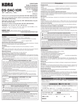 Korg DS-DAC-10R ユーザーガイド